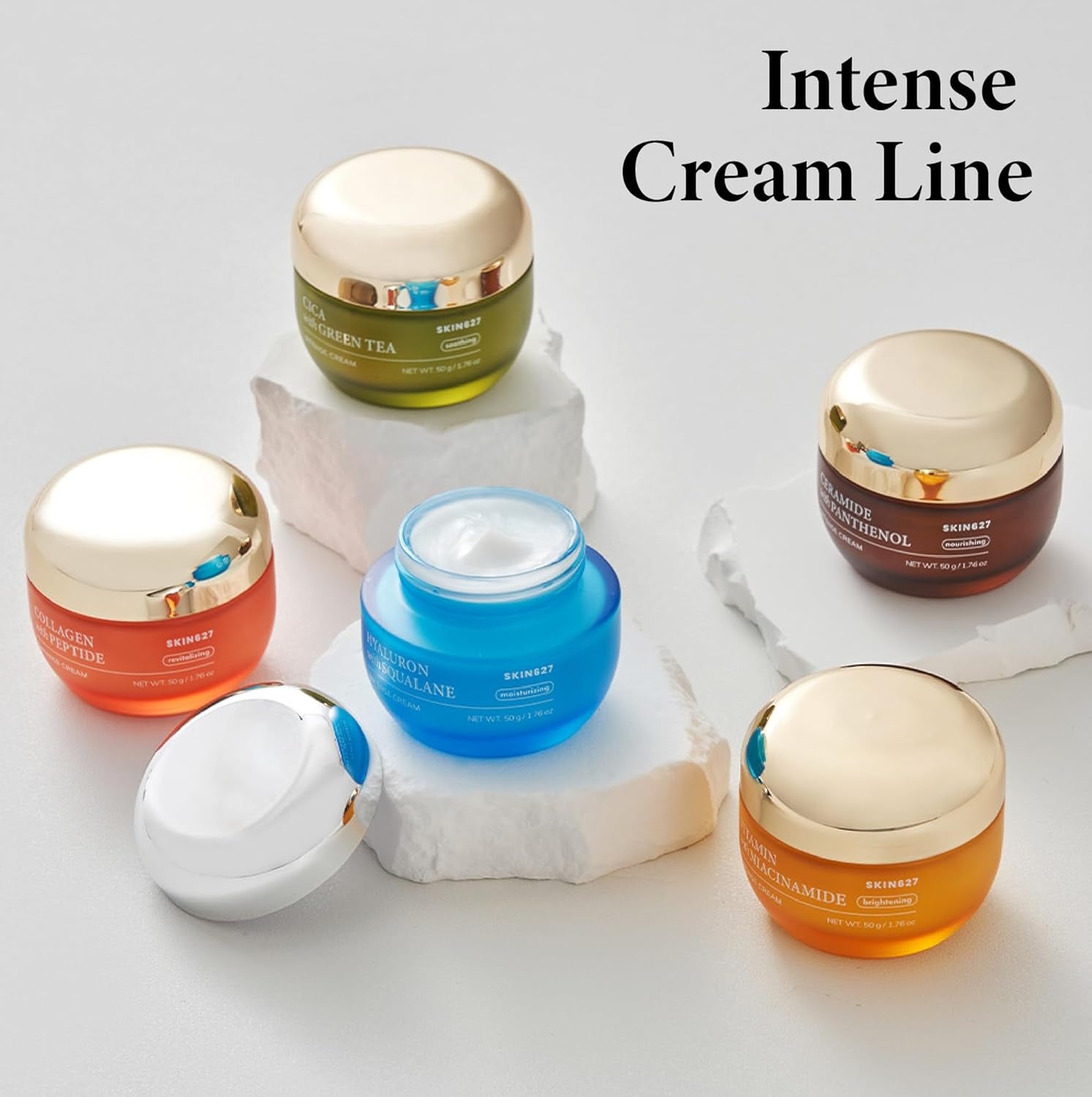SKIN627 Daily Face Moisturizer, Face Cream, Facial Cream 1.76 Oz Korean Skin Care Korean Moisturizer (Ceramide with Panthenol)