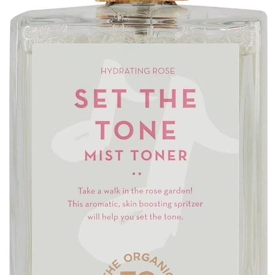 Set the Tone Rose Water Toner and Hydrating Face Mist Spray, 3.4 Fl Oz